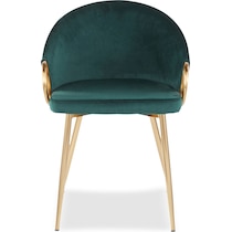 eve green dining chair   