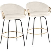 eve white counter height stool   