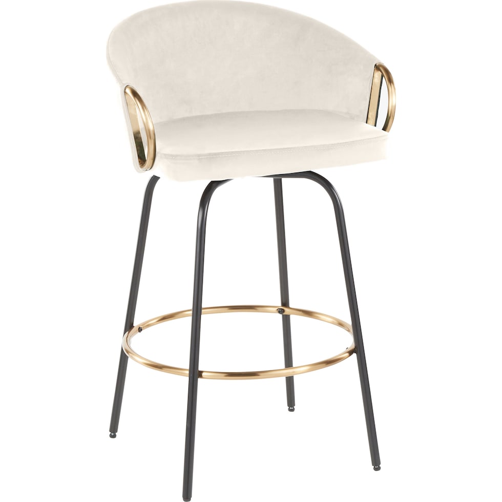 eve white counter height stool   