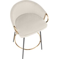 eve white counter height stool   