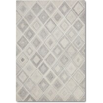 everest gray area rug ' x '   