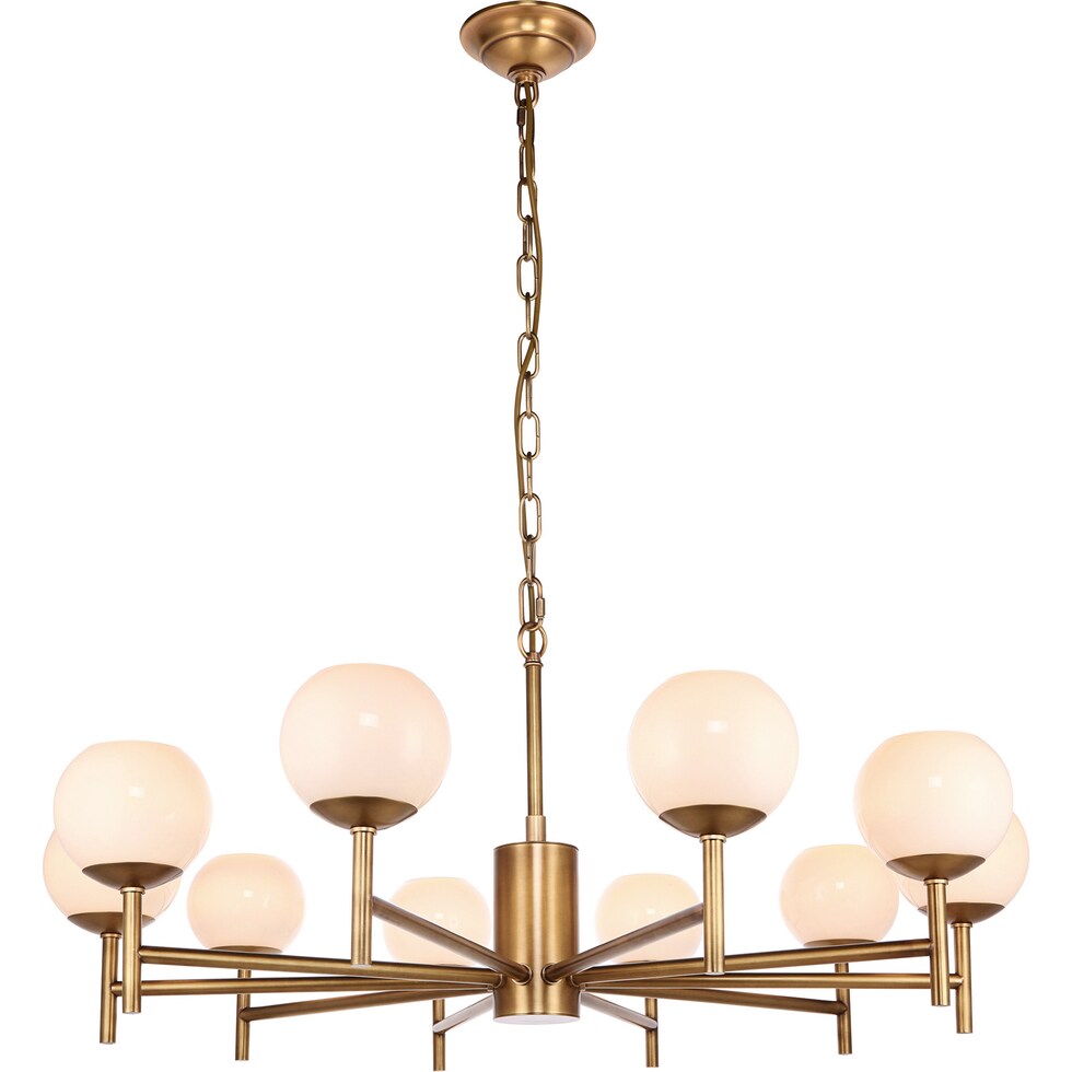 everett gold chandelier   