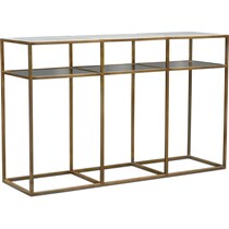evie marble sofa table   