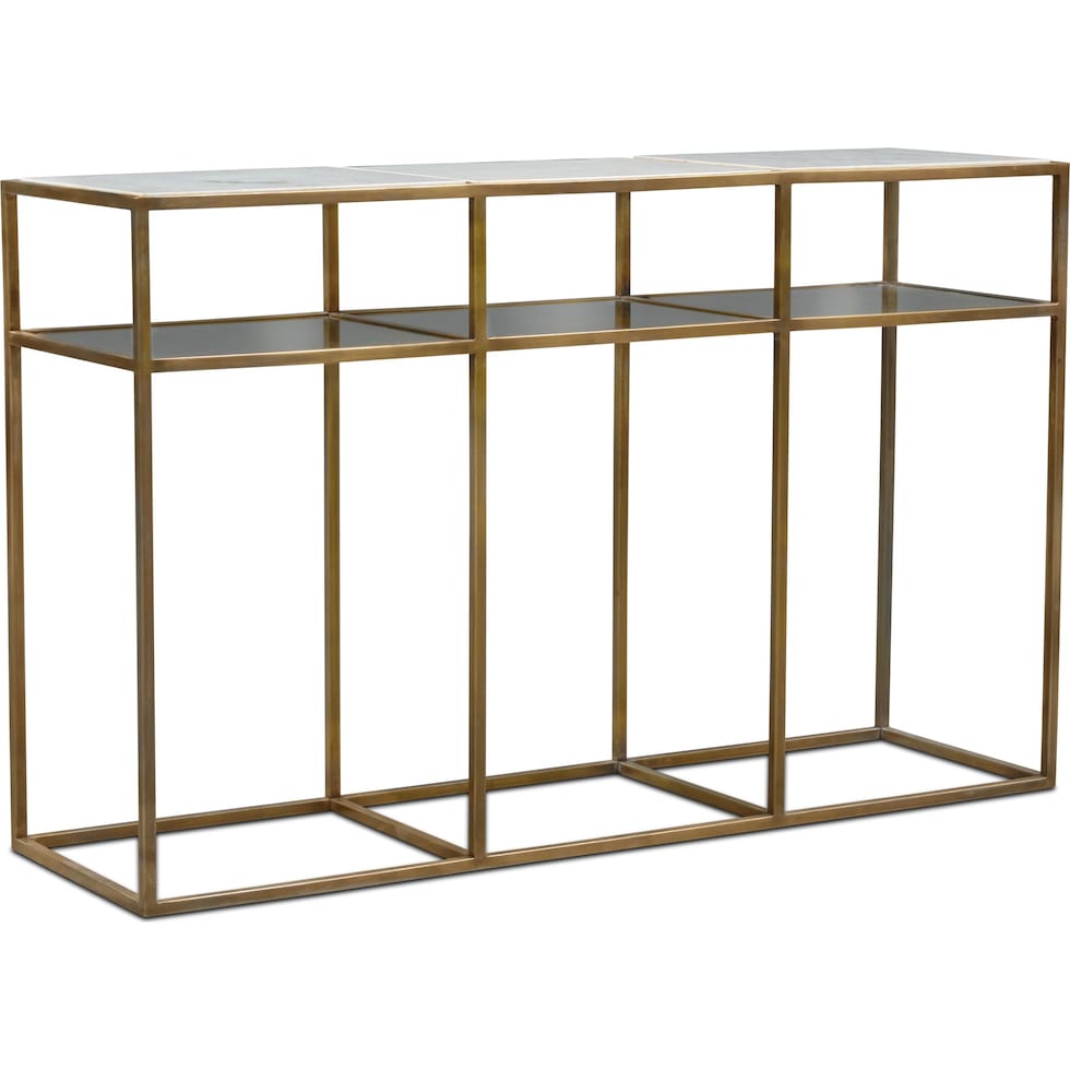 evie marble sofa table   