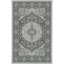 evora gray outdoor area rug   