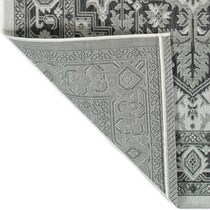 evora gray outdoor area rug   