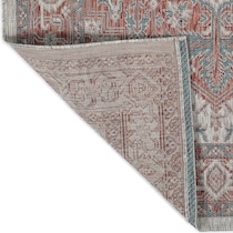 evora red outdoor area rug   