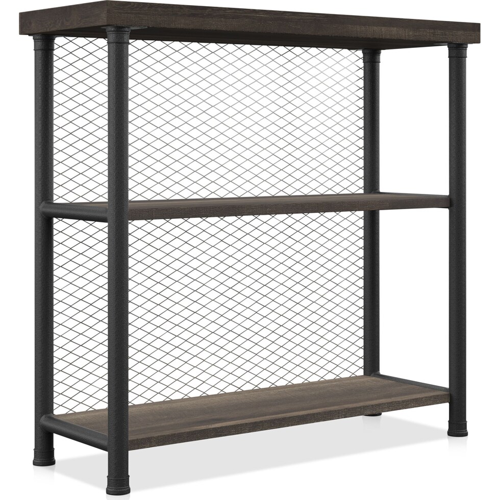 ezekiel light brown bookcase   