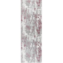 ezra gray pink area rug  x    
