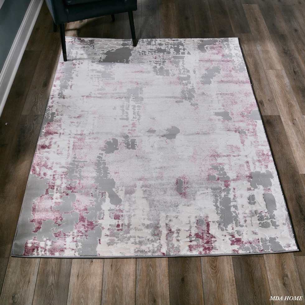 ezra gray pink area rug  x    