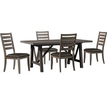 fairfield gray  pc dining room   