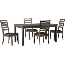 fairfield gray  pc dining room   