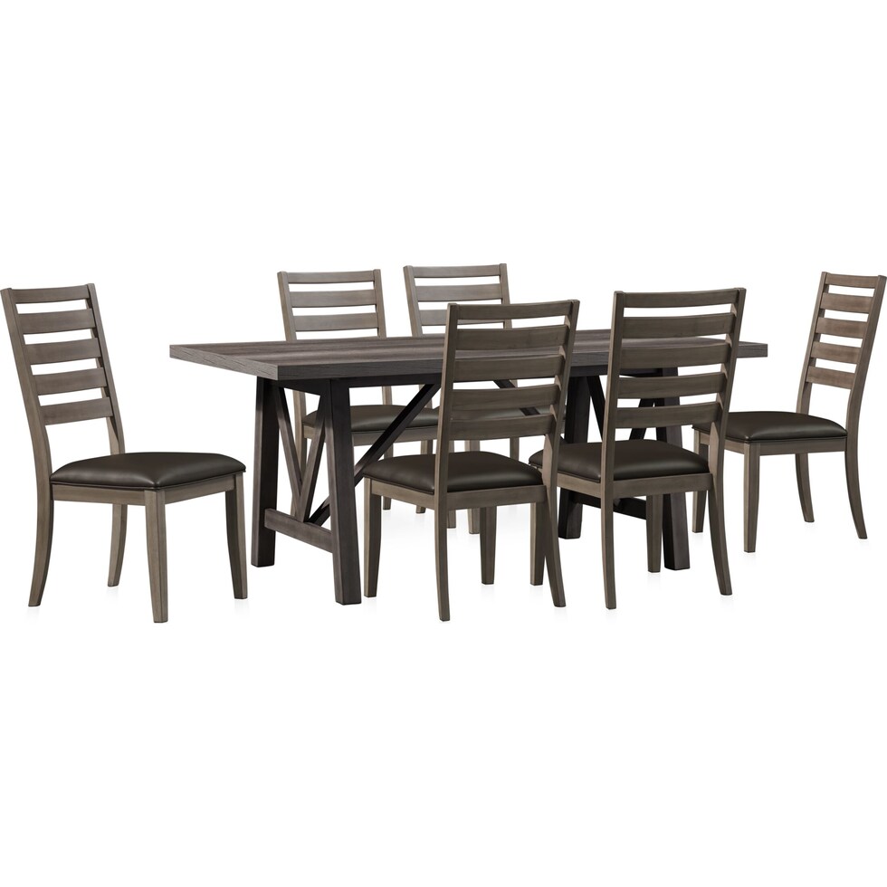 fairfield gray  pc dining room   