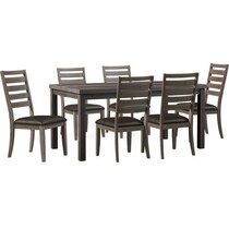 fairfield gray  pc dining room   