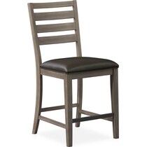 fairfield gray counter height stool   