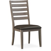 fairfield gray dining chair   