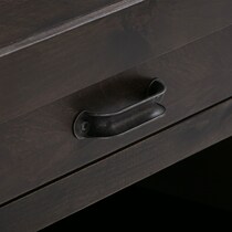 fairmont dark brown entertainment wall unit   