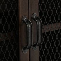 fairmont dark brown entertainment wall unit   