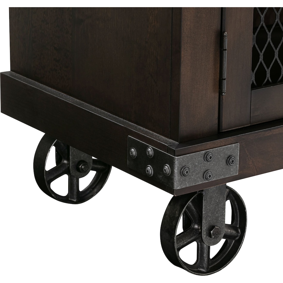 fairmont dark brown entertainment wall unit   