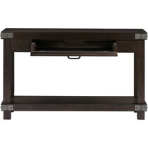 fairmont dark brown sofa table   