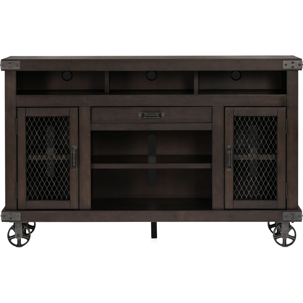 fairmont dark brown tv stand   