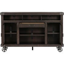 fairmont dark brown tv stand   