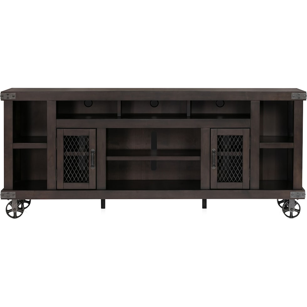 fairmont dark brown tv stand   