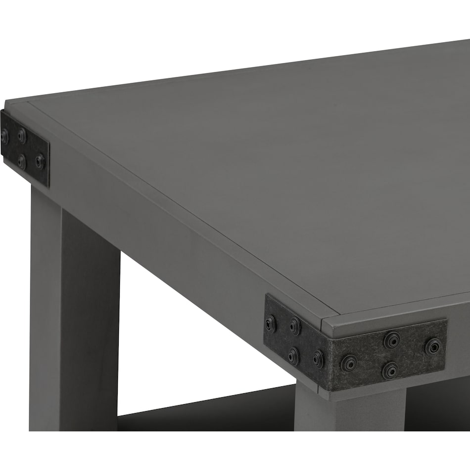 fairmont gray end table   