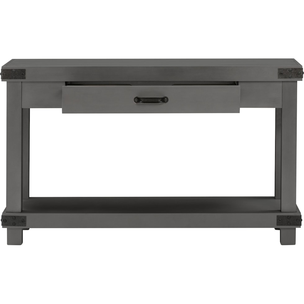 fairmont gray sofa table   