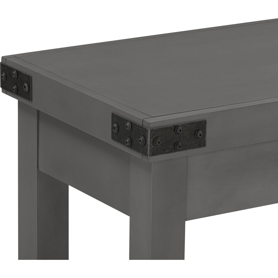 fairmont gray sofa table   