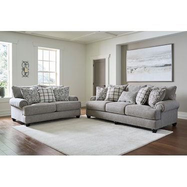 Broyhill Fall River Sofa and Loveseat