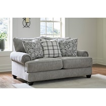 fall river gray loveseat   