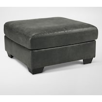 fallston gray accent ottoman   