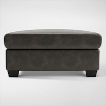 fallston gray accent ottoman   