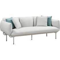 falmouth gray outdoor sofa   
