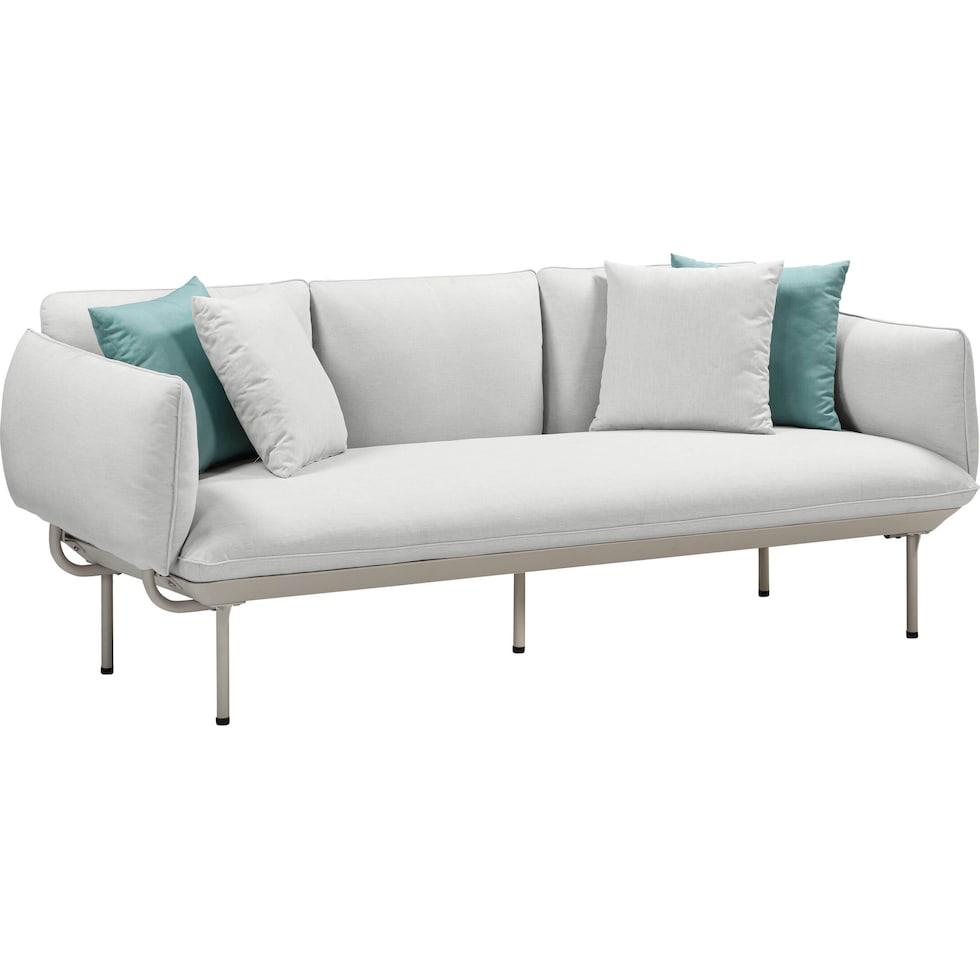 falmouth gray outdoor sofa   