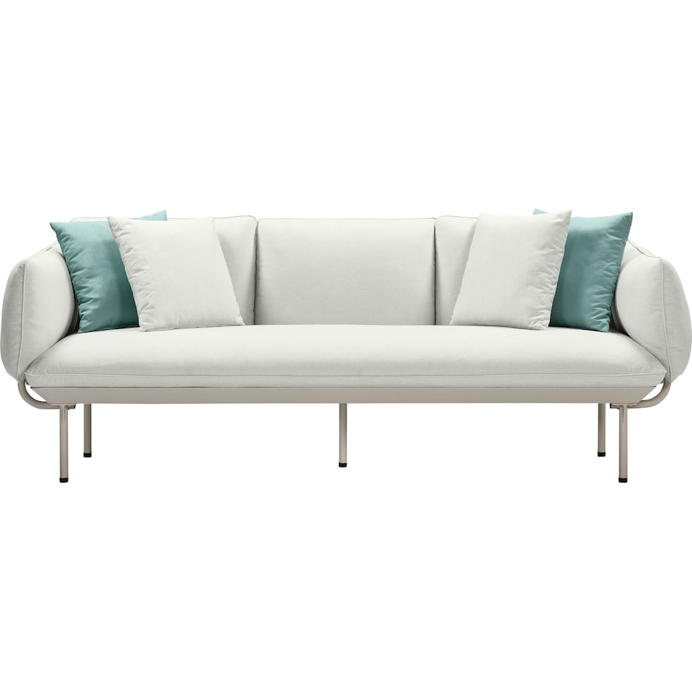 falmouth gray outdoor sofa   