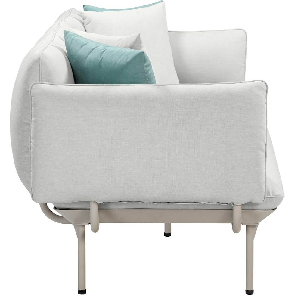 falmouth gray outdoor sofa   