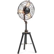 fan lamp black table lamp   