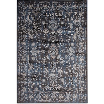 Faris 8' x 10' Area Rug-Blue/Ivory