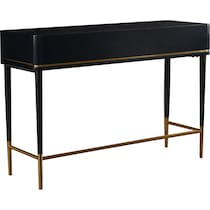 farley black desk   