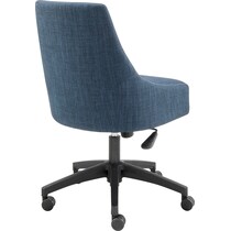 farley blue black office chair   