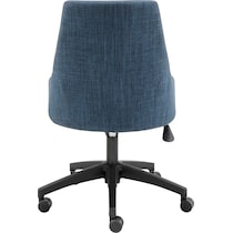 farley blue black office chair   