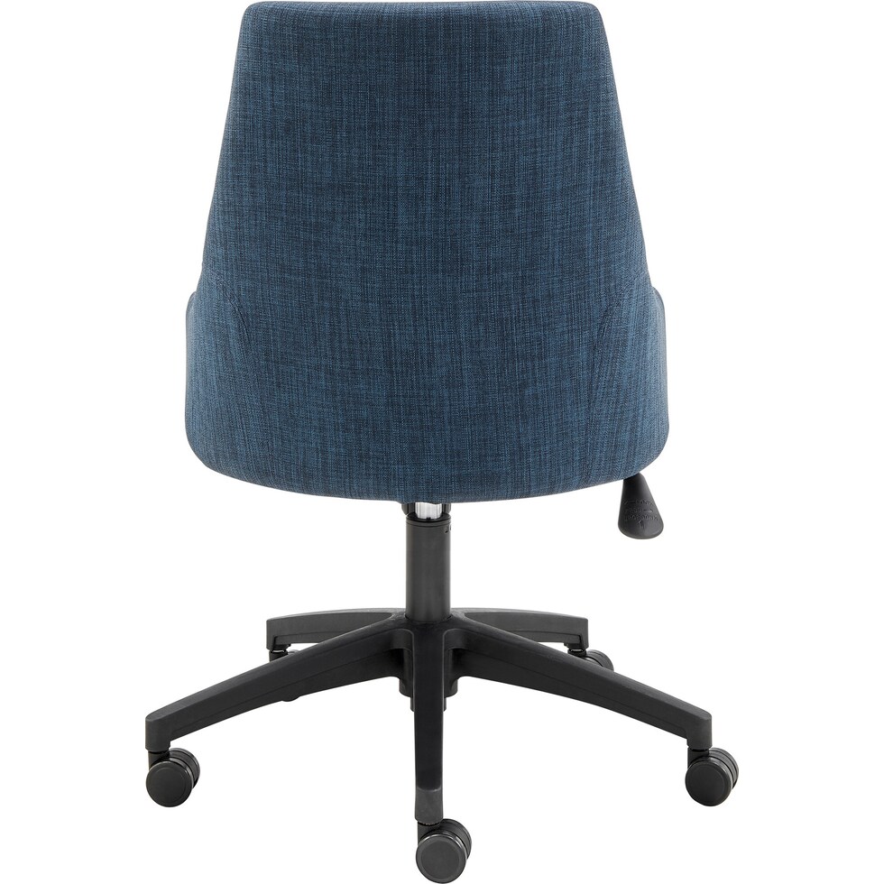 farley blue black office chair   