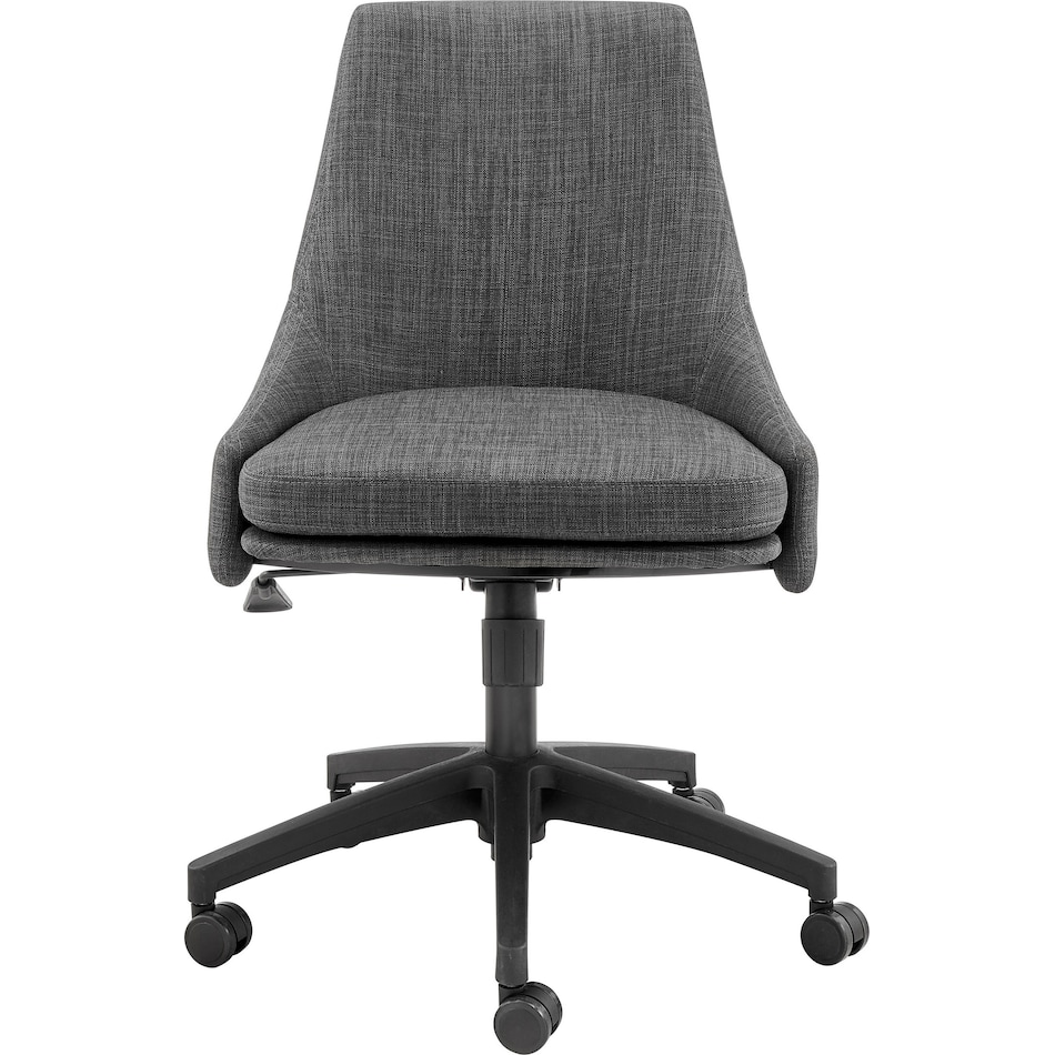 farley charcoal black office chair   