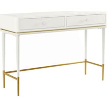 farley white desk   