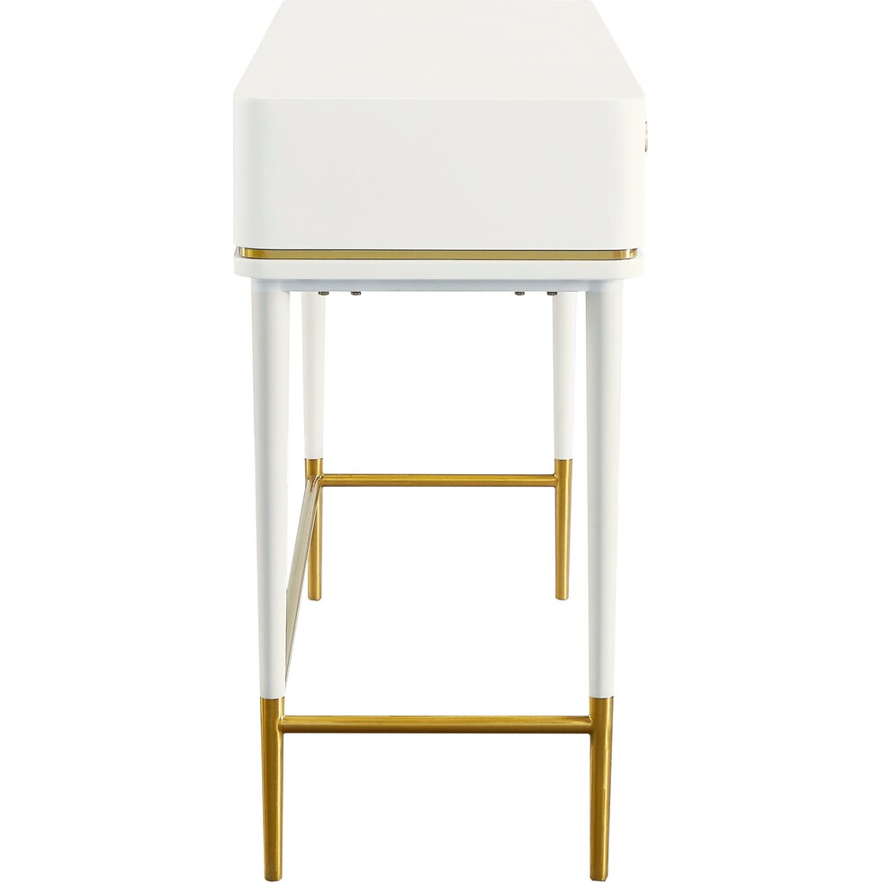 farley white desk   