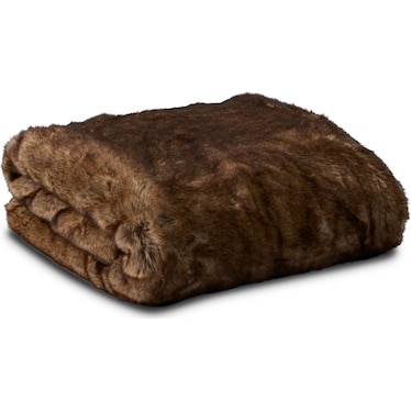 Faux Fur Throw