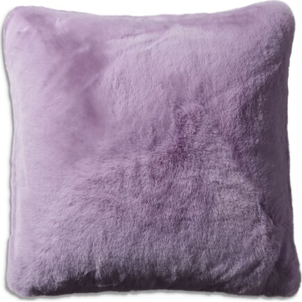 Faux Fur Pillow - Big Bear Lavender