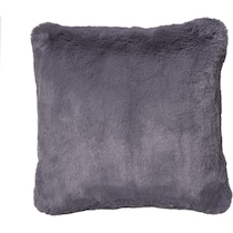 faux fur purple accent pillow   